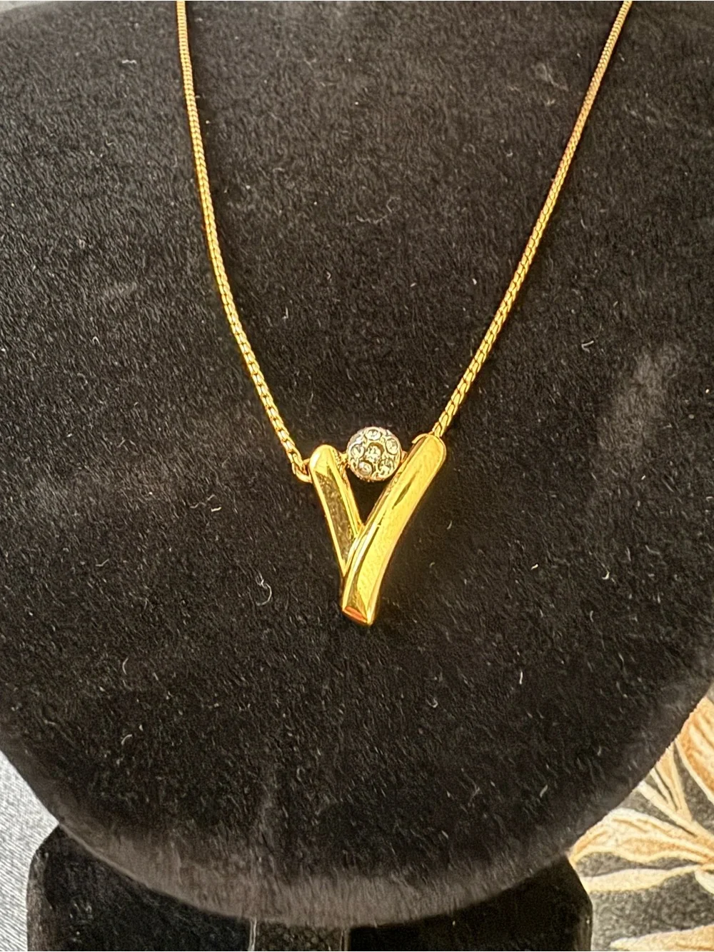 YSL Gold plated Pendant Necklace - Elegant Women’s Jewelry